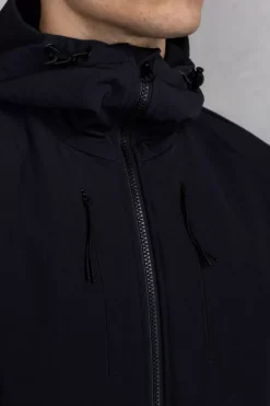 Heren BALR. Jassen*Alec Hooded Windbreaker Jacket Jet Black