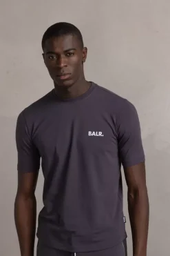 Heren BALR. T-Shirts*Athletic Small Branded Chest T-Shirt Asphalt