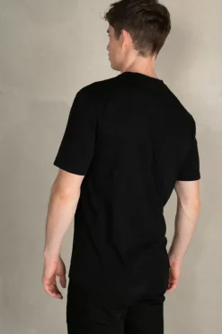 Heren BALR. T-Shirts*Classic Metal Clip Straight Fit T-Shirt Jet Black