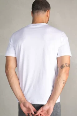 Heren BALR. T-Shirts*Classic Metal Clip Straight Fit T-Shirt Bright White