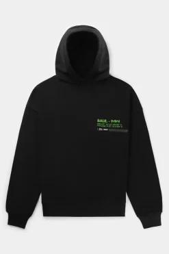 Heren BALR. Hoodies*X Mwii Joey Box Hoodie Jet Black