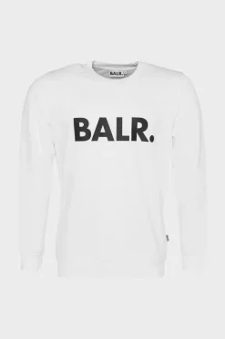 Heren BALR. Sweatshirts*Brand Straight Crewneck Bright White