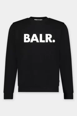 Heren BALR. Sweatshirts*Brand Straight Crewneck Jet Black