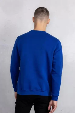 Heren BALR. Sweatshirts*Brand Straight Crewneck Surf The Web/Bright White
