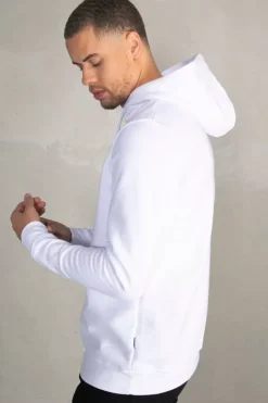 Heren BALR. Hoodies*Brand Straight Hoodie Bright White