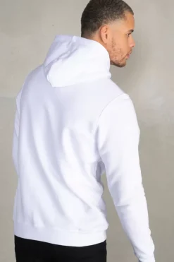 Heren BALR. Hoodies*Brand Straight Hoodie Bright White