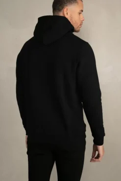 Heren BALR. Hoodies*Brand Straight Hoodie Jet Black