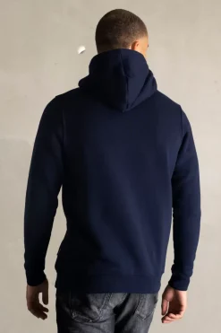 Heren BALR. Hoodies*Brand Straight Hoodie Navy Blue