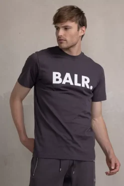 Heren BALR. T-Shirts*Brand Straight T-Shirt Asphalt