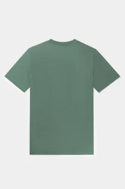 Heren BALR. T-Shirts*Brand Straight T-Shirt Dark Forest/Jet Black