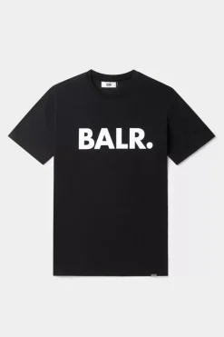 Heren BALR. T-Shirts*Brand Straight T-Shirt Jet Black