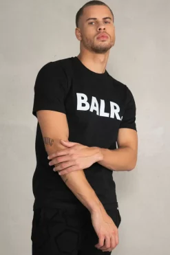 Heren BALR. T-Shirts*Brand Straight T-Shirt Jet Black