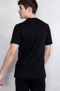 Heren BALR. T-Shirts*Brand Straight T-Shirt Jet Black/Dark Forest