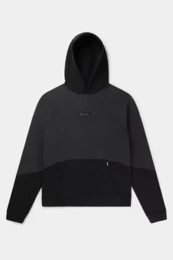 Heren BALR. Hoodies*Carter Loose Double Arrow Hoodie Jet Black/Asphalt