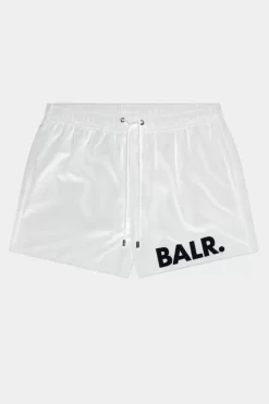 Heren BALR. Zwemkleding*Classic Big Brand Swim Short Bright White