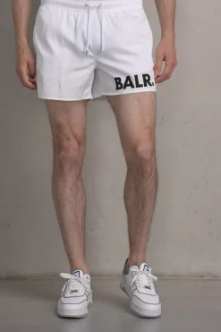 Heren BALR. Zwemkleding*Classic Big Brand Swim Short Bright White
