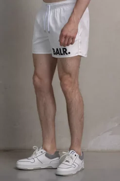 Heren BALR. Zwemkleding*Classic Big Brand Swim Short Bright White