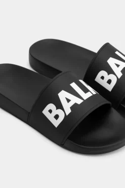 Heren BALR. Slippers*Classic Brand Slide Jet Black