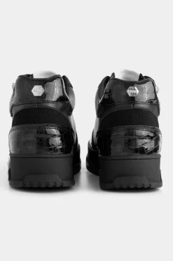 Heren BALR. Sneakers*Club B Hexagon Sneaker Jet Black