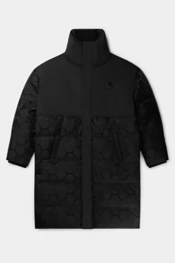 Heren BALR. Jassen*Dante Jacquard Long Puffer Jet Black