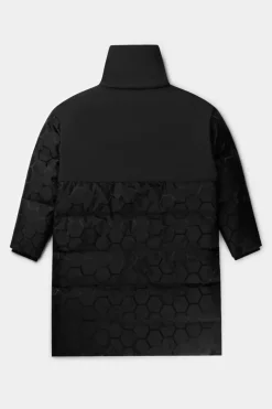 Heren BALR. Jassen*Dante Jacquard Long Puffer Jet Black
