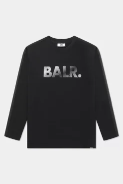 Heren BALR. T-Shirts*Franck Relaxed Tunnel Longsleeve T-Shirt Jet Black