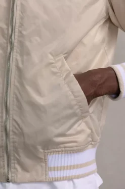 Heren BALR. Jassen*Hazel Loose Combi Chenille Bomber Jacket Bright White