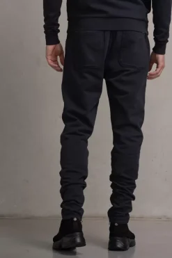 Heren BALR. Broek*Jacob Round Rubber Badge Regular Jogger Jet Black