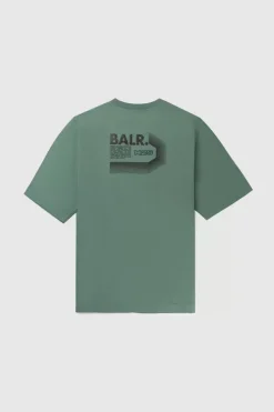 Heren BALR. T-Shirts*Joey Box Halftrack H2S T-Shirt Dark Forest