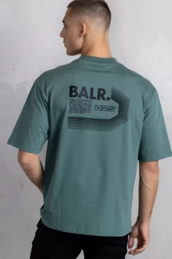 Heren BALR. T-Shirts*Joey Box Halftrack H2S T-Shirt Dark Forest