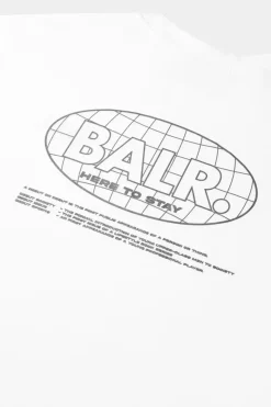 Heren BALR. T-Shirts*Joey Box H2S Globe T-Shirt Bright White