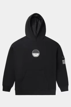 Heren BALR. Hoodies*Joey Box Mesh H2S Hoodie Jet Black