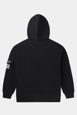 Heren BALR. Hoodies*Joey Box Mesh H2S Hoodie Jet Black