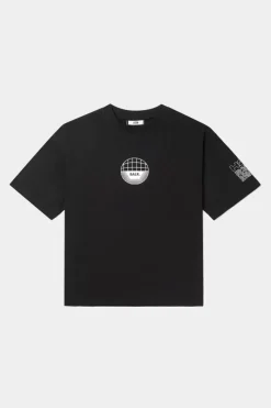 Heren BALR. T-Shirts*Joey Box Mesh T-Shirt Jet Black
