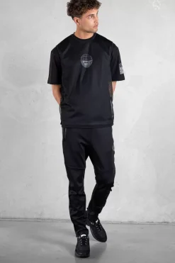 Heren BALR. T-Shirts*Joey Box Mesh T-Shirt Jet Black