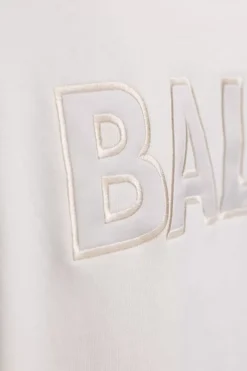 Heren BALR. Hoodies*Joey Box Satin Hoodie Egret