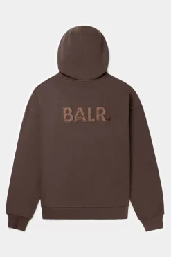 Heren BALR. Hoodies*Joey Box Satin Hoodie Java