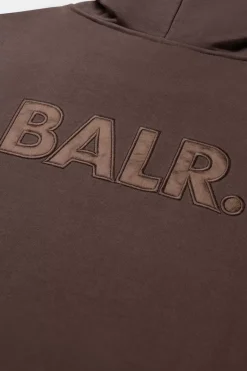 Heren BALR. Hoodies*Joey Box Satin Hoodie Java
