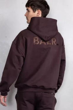Heren BALR. Hoodies*Joey Box Satin Hoodie Java