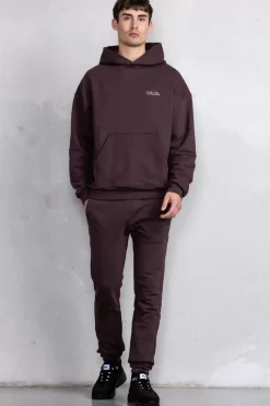 Heren BALR. Hoodies*Joey Box Satin Hoodie Java
