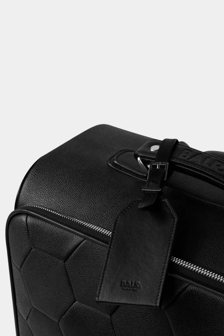 Heren BALR. Tassen & Reizen*Leather Luggage Tag Black