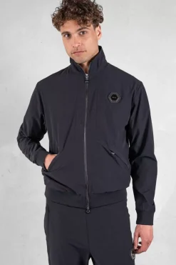 Heren BALR. Jassen*Louis Slim Ripstop Track Jacket Jet Black