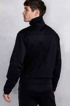 Heren BALR. Jassen*Louis Slim Tech Zip Track Jacket Jet Black