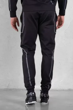 Heren BALR. Broek*Max Loose Hex Line Jogger Jet Black