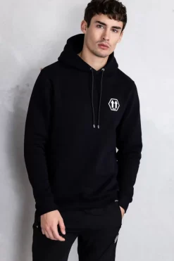 Heren BALR. Hoodies*Olaf Straight Arrow Hoodie Jet Black