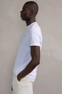Heren BALR. T-Shirts*Olaf Straight Colored Letters T-Shirt Bright White