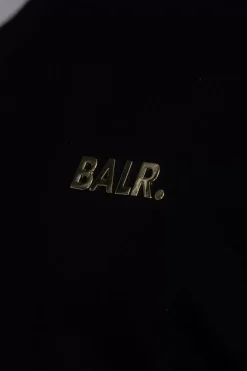 Heren BALR. Sweatshirts*Olaf Straight Gold Doll Emblem Crewneck Jet Black
