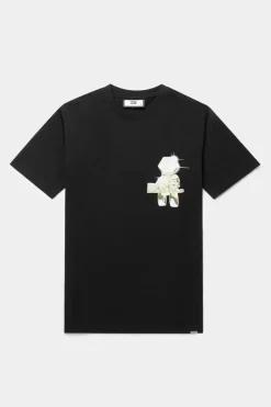 Heren BALR. T-Shirts*Olaf Straight Gold Doll T-Shirt Jet Black
