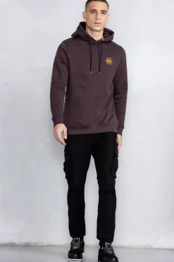 Heren BALR. Hoodies*Olaf Straight H2S Goal Hoodie Java