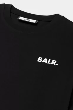 Heren BALR. T-Shirts*Olaf Straight Small Logo Longsleeve Jet Black